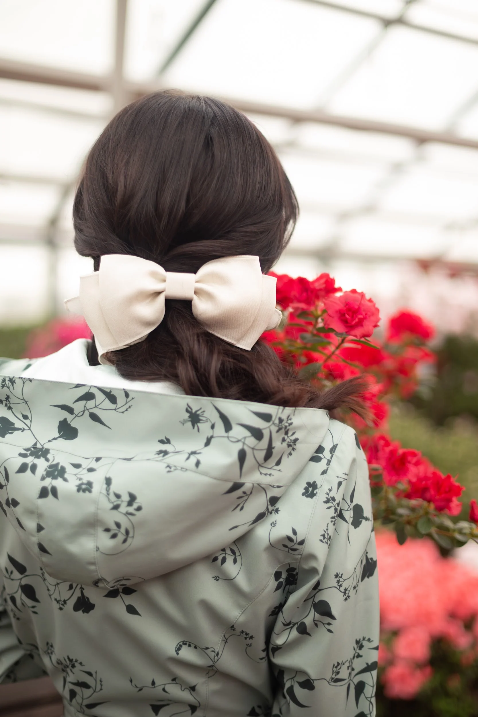 Double Breasted Trench Coat for Spring in Light Green | Minty Meadow - Image 5