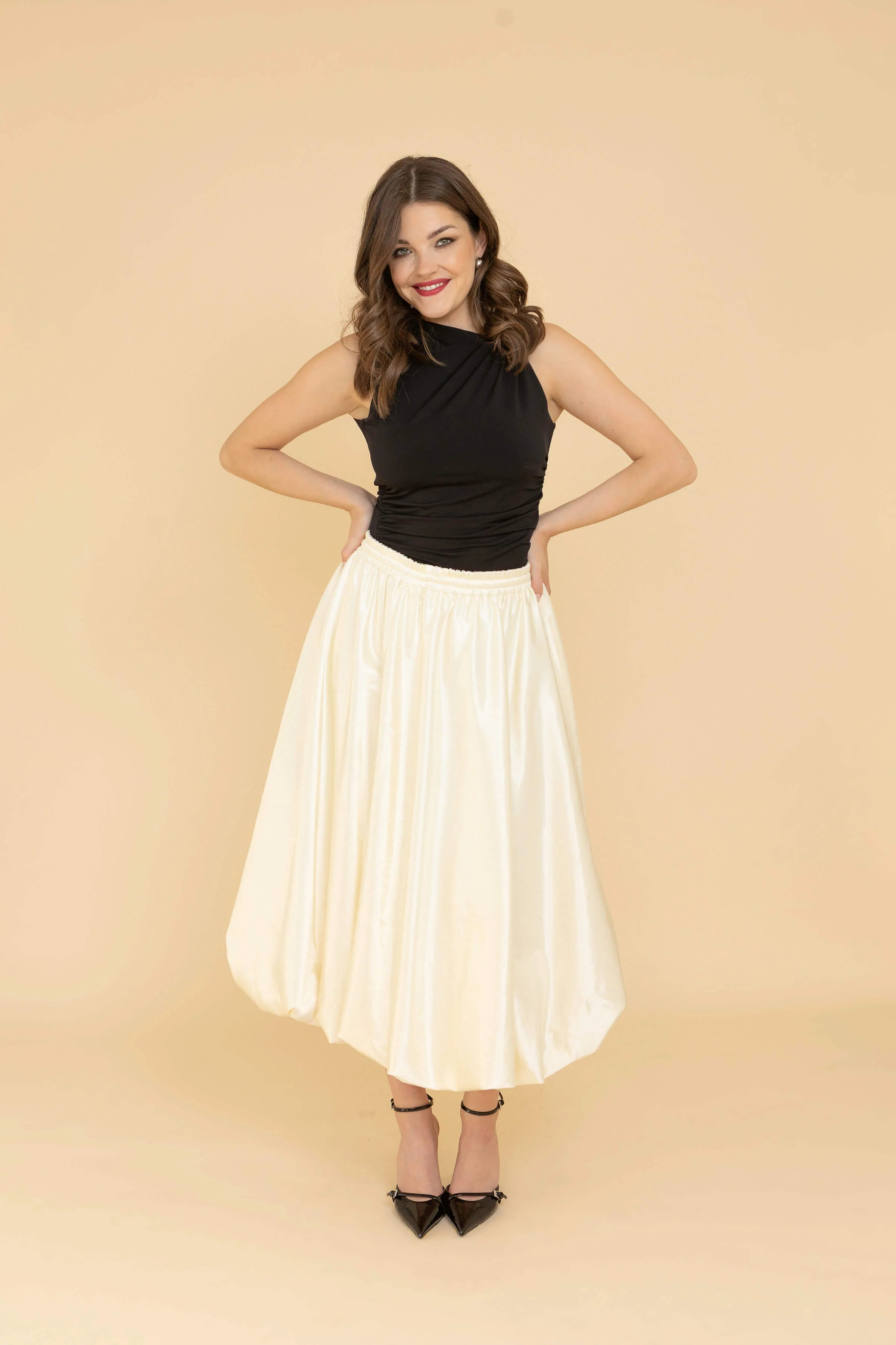 Off-White Balloon Midi Skirt - Image 6